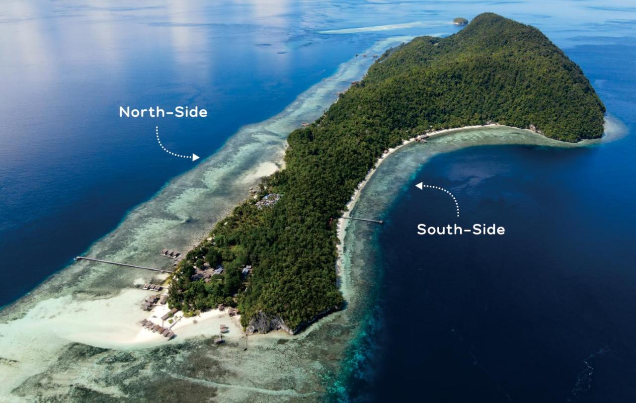 Kri Raja Ampat Bungalows Exteriör bild