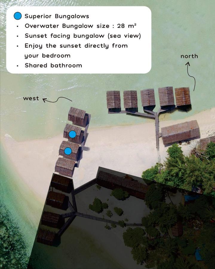 Kri Raja Ampat Bungalows Exteriör bild